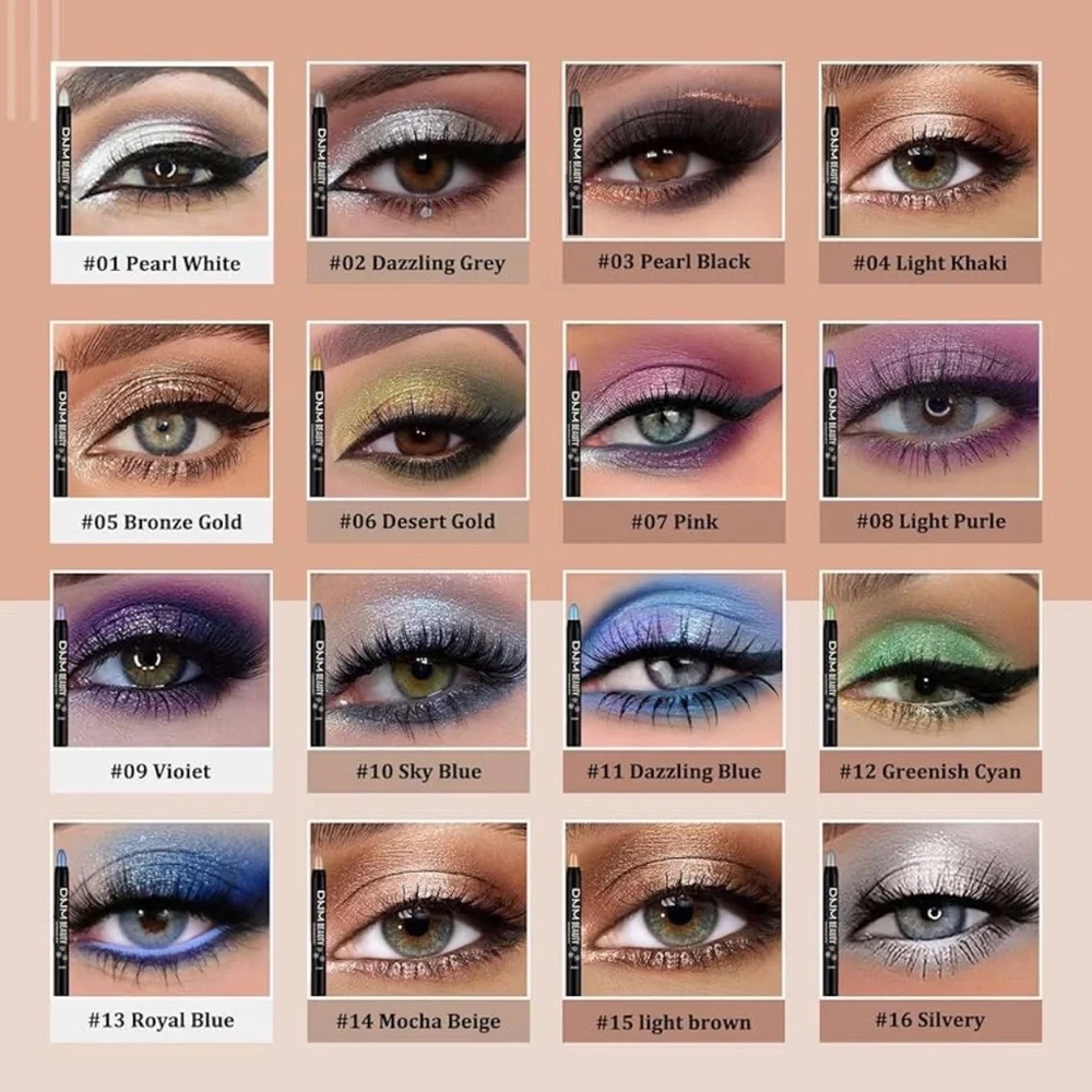 DNM Waterproof Shimmer Eye Shadow Sticks - Pick One
